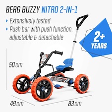 Šlapací kára BERG Buzzy Nitro 2 v 1