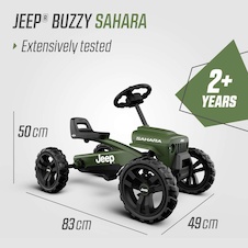Šlapací kára JEEP® Buzzy Sahara