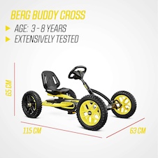 Šlapací kára BERG Buddy Cross