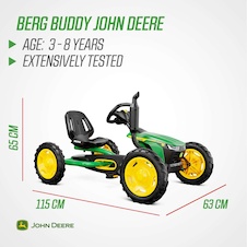 Šlapací kára BERG Buddy John Deere