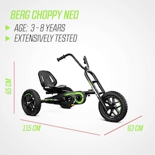 Šlapací kára BERG Choppy Neo