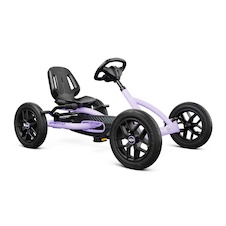 Šlapací kára BERG Buddy Fialová s ruční brzdou