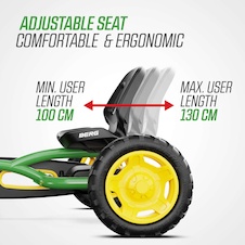 Šlapací kára BERG Buddy John Deere s ruční brzdou
