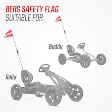 Bezpečnostní vlajka BERG Buddy, Rally 