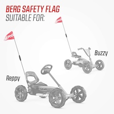 Bezpečnostní vlajka BERG Buzzy, Reppy 