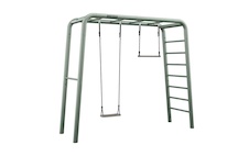 Playbase BERG Medium Zelená + Houpačka, Hrazda