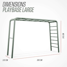 Playbase BERG Large Zelená + Sportovní sada