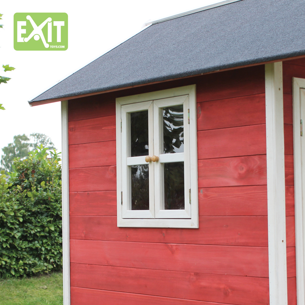 Zahradní cedrový domeček Exit Loft 750 červený