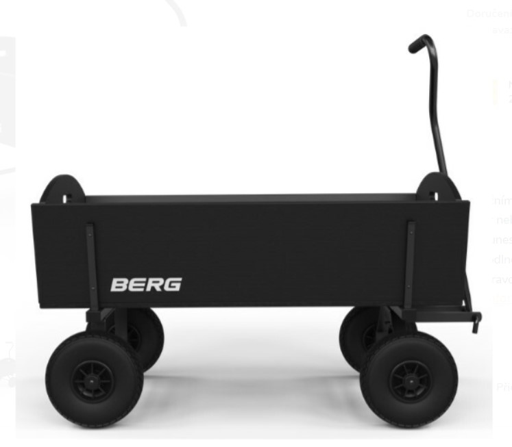 BERG Beach Wagon XL Černý