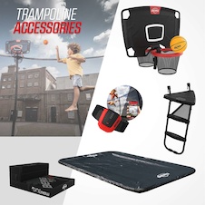Trampolína BERG SPORTS Elite InGround 430 Šedá Levels