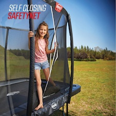 Trampolína BERG SPORTS Elite InGround 430 Šedá Levels