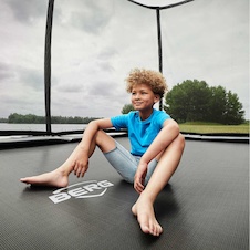 Trampolína BERG SPORTS Elite InGround 430 Šedá Levels